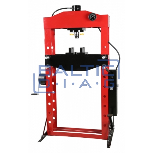 Hydraulic press with manometer 50t, stockings
