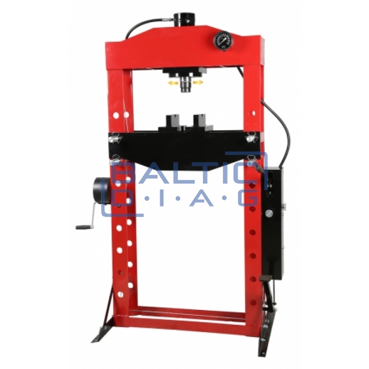 Hydraulic press with manometer 50t, stockings