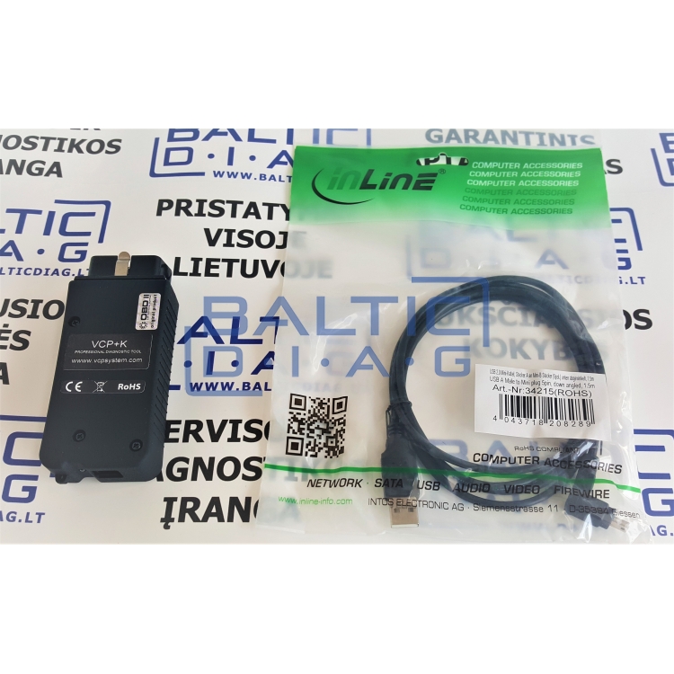VAG CAN Professional + K Line diagnostinis prietaisas