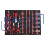Professional tool cabinet with tools 7 drawers 319pcs.