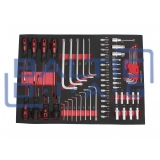 Professional tool cabinet with tools 7 drawers 319pcs.