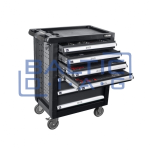 Professional tool trolley with tools, 7 drawers, 319 pcs Professional tool trolley with tools, 7 drawers, 319 pcs