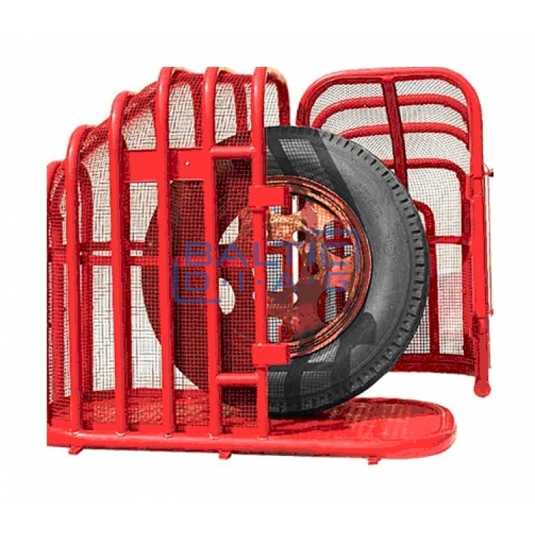 Tire inflation cage