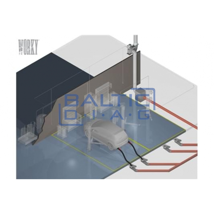 Underfloor gas collection systems