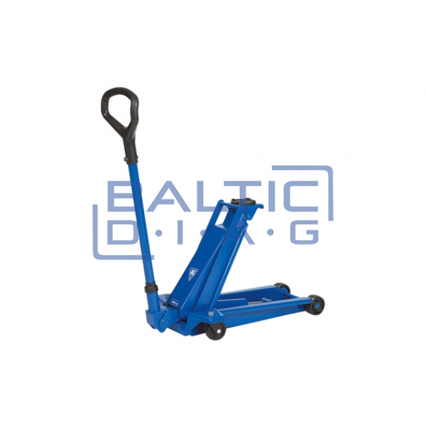 Hidraulinis domkratas su ratukais AC Hydraulic (2t) žemo profilio, 80 - 495 mm DK20