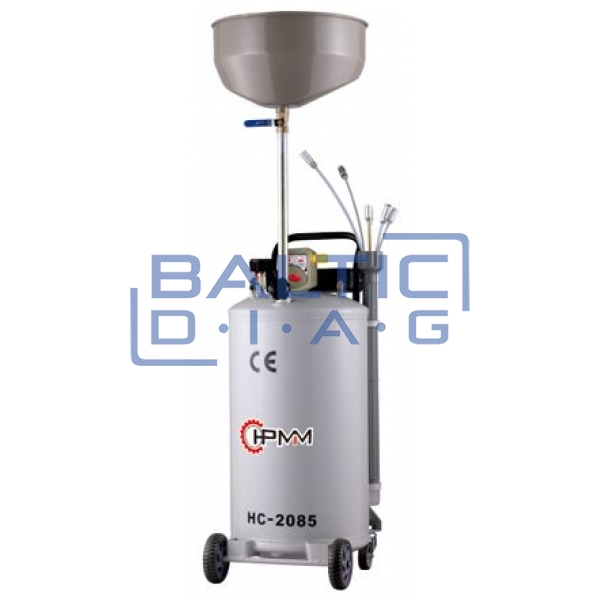 Oil collection tank 80l with suction and discharge
