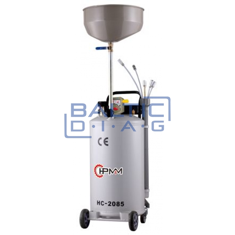Oil collection tank 80l with suction and discharge