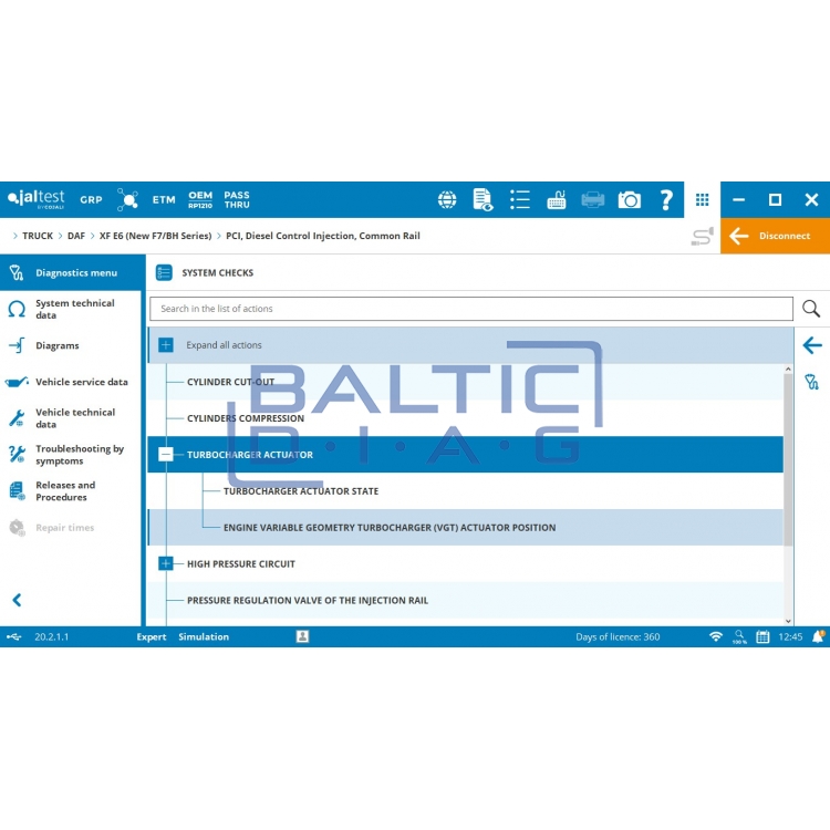 Универсальное диагностическое оборудование для грузовиков Jaltest PC Link