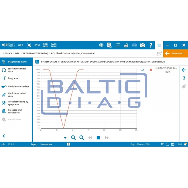 Universali sunkvežimių diagnostikos įranga Jaltest PC Link