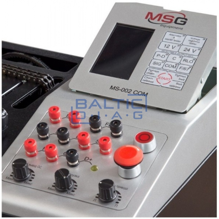 Starterių ir generatorių testavimo stendas MSG Equipment MS002 COM