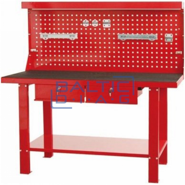 Work desk with drawers and stand