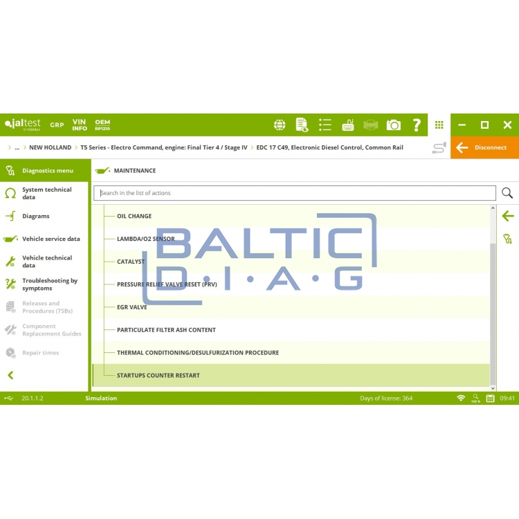 Универсальная диагностика сельскохозяйственной техники  Jaltest AGV Kit