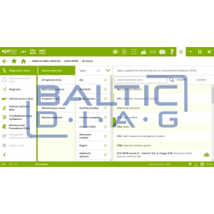 Universal agricultural machinery diagnostic tool Jaltest AGV Kit