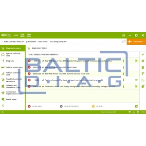 Universal agricultural machinery diagnostic tool Jaltest AGV Kit
