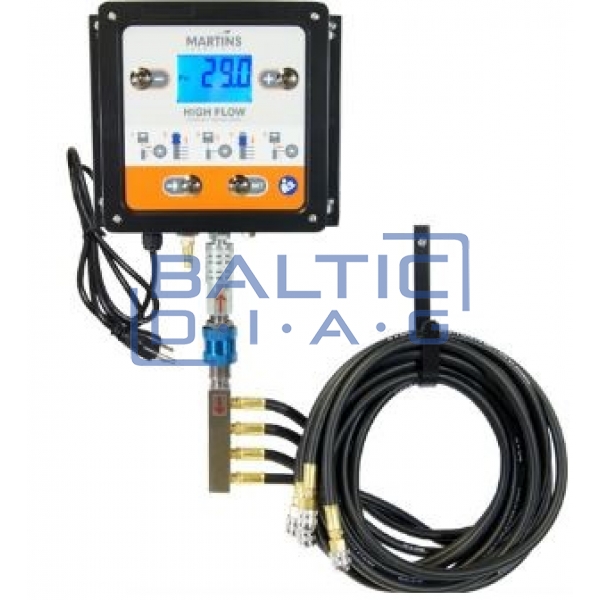 Automatic tire inflator martins industries MW-60-4WAY for trucks and special equipment wheels
