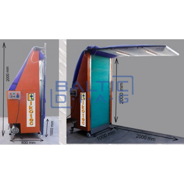 Mobile painting booth Ikotec Eklipse