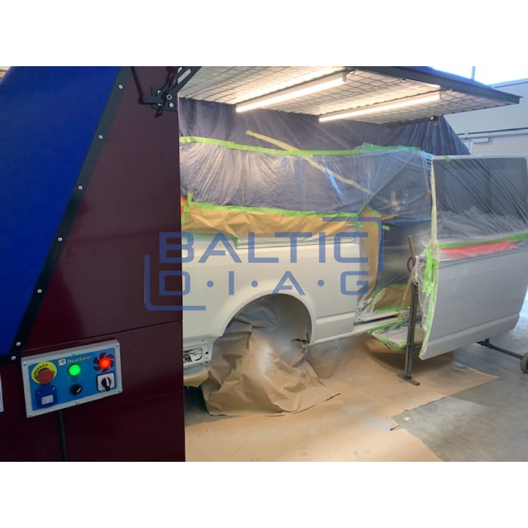 Mobile painting booth Ikotec Eklipse