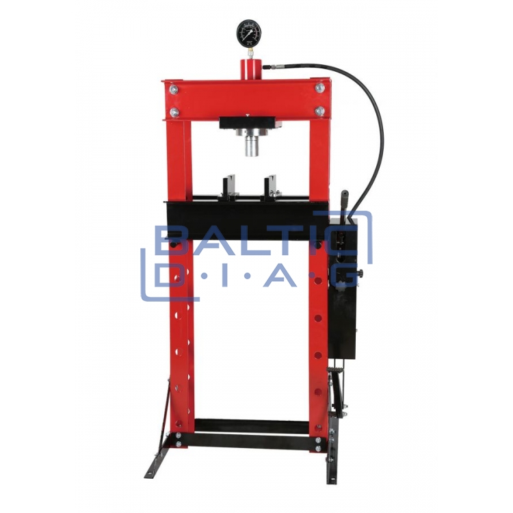 Hydraulic press with manometer 30t, stockings