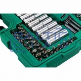 1/4 "+ 3/8" + 1/2 "Set of heads and keys 150pcs.