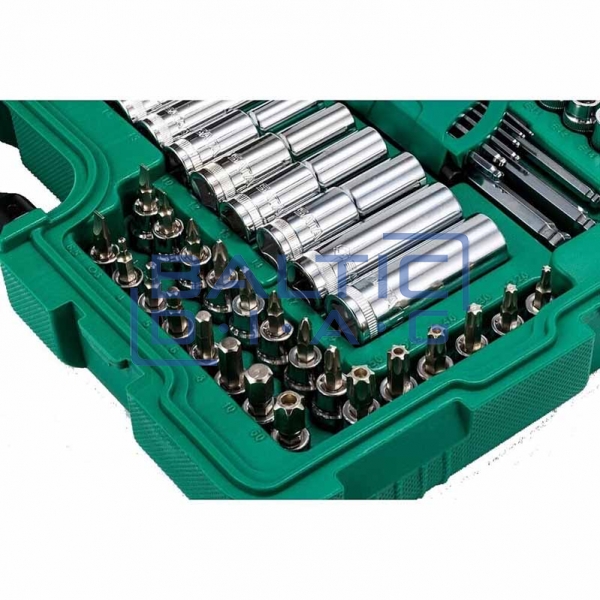 1/4 "+ 3/8" + 1/2 "Set of heads and keys 150pcs.