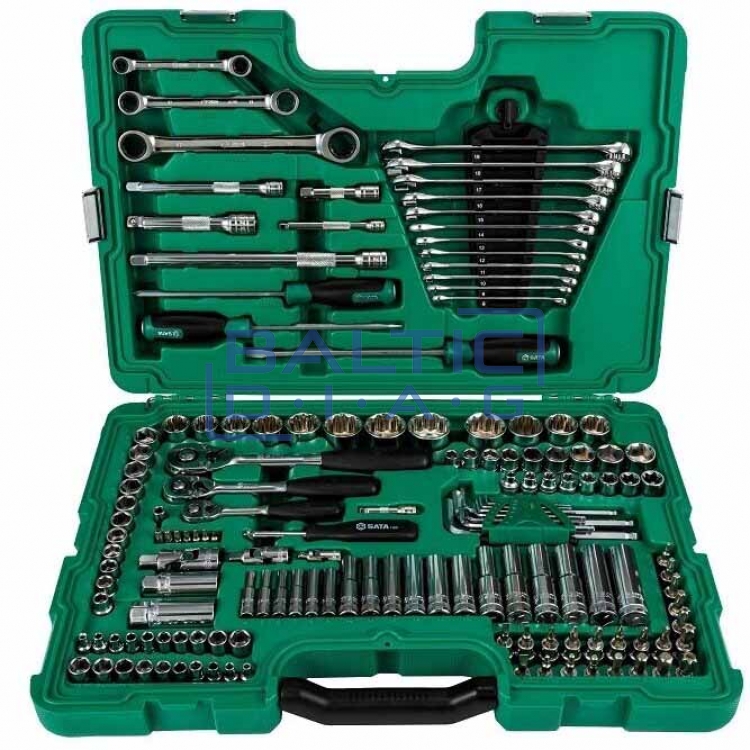 1/4 "+ 3/8" + 1/2 "Набор головок и ключей 150шт.
