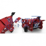 Jack with wheels 3t