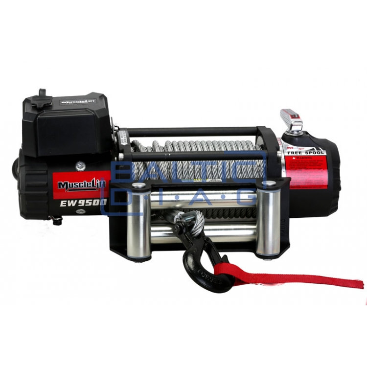Elektrinė traukimo gervė (Muscle Lift) EW12500, 12V su radio valdymu