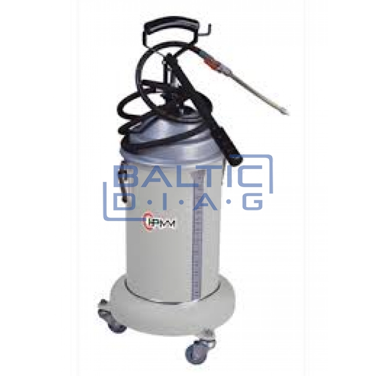 Tank for consistency grease with wheels 13kg
