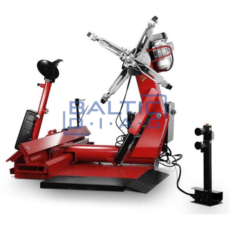 Automatic truck tire fitting machine