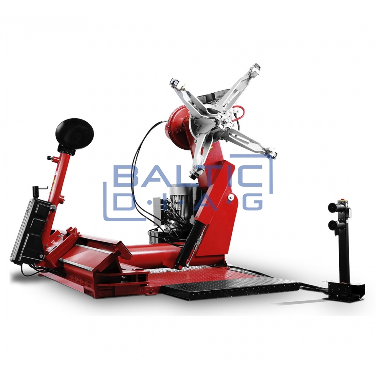 Automatic truck tire fitting machine