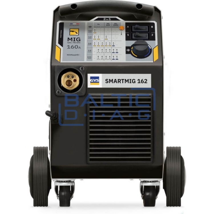 Pusiau-automatinis suvirinimo aparatas SMARTMIG 162 MIG/MAG GYS