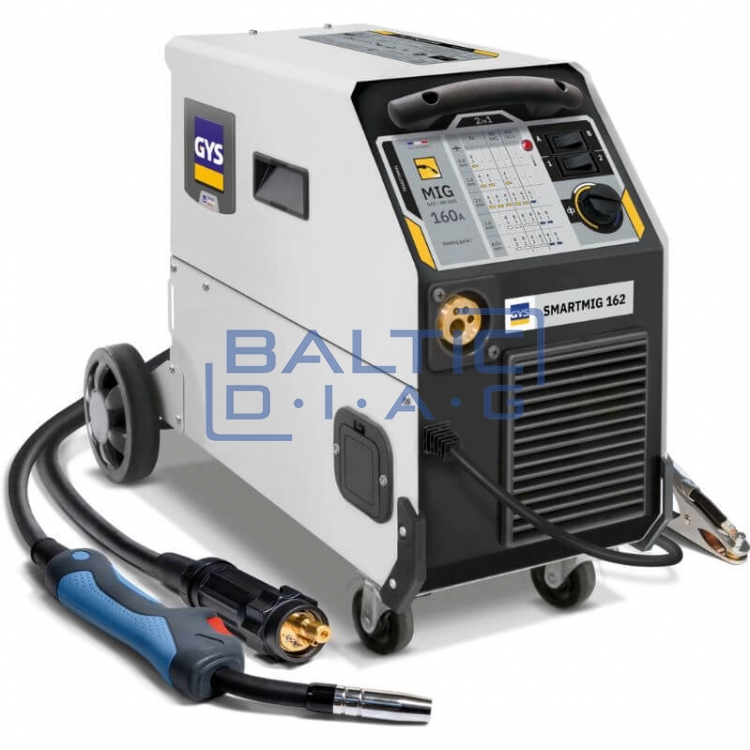 Pusiau-automatinis suvirinimo aparatas SMARTMIG 162 MIG/MAG GYS