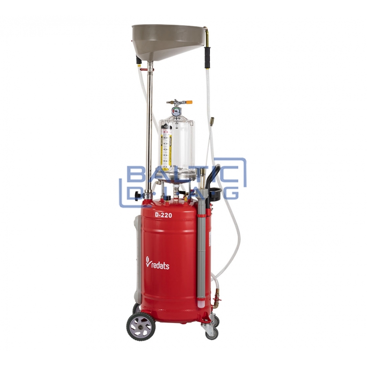 Pneumatic oil collection tank 80L