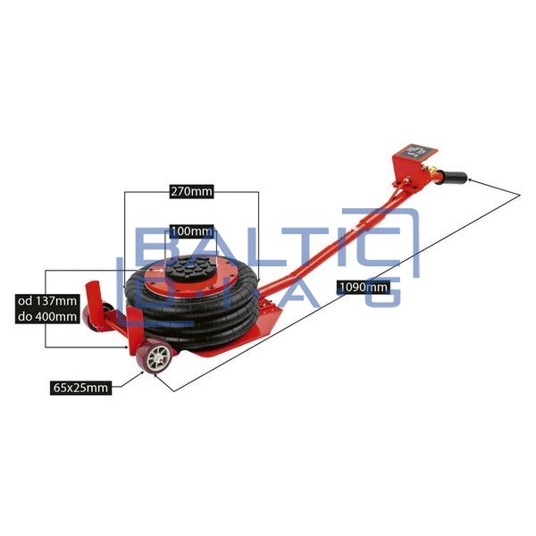 Pneumatic jack 3 tons