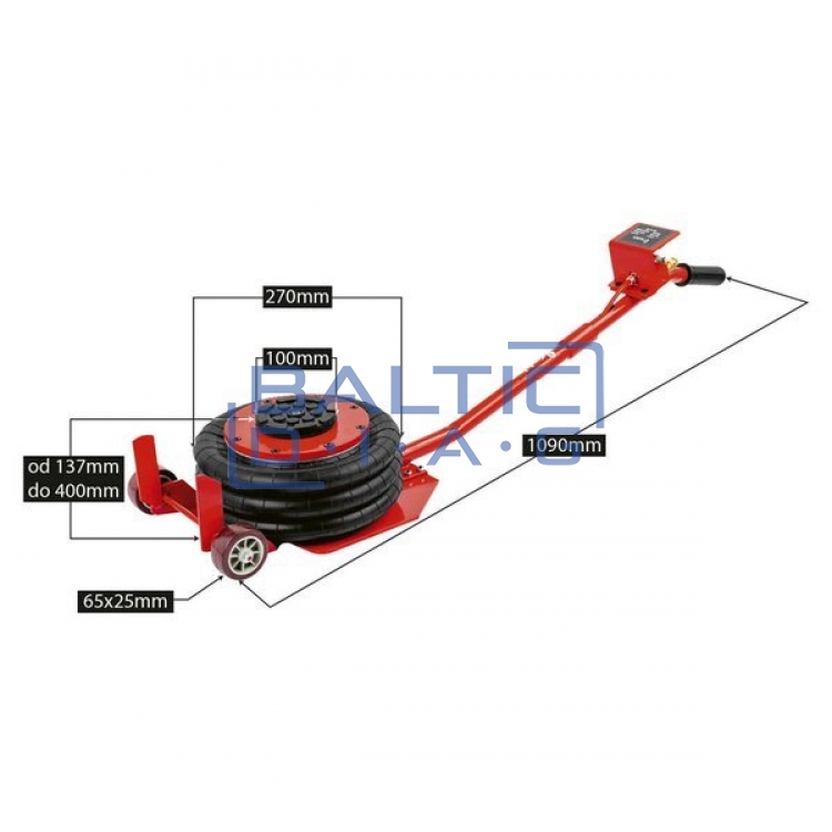 Pneumatic jack 3 tons