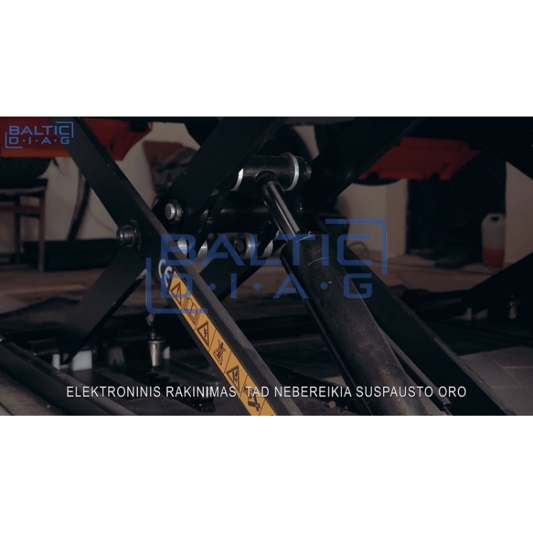 Mobile mid-rise scissor lift for vehicles BD-S2