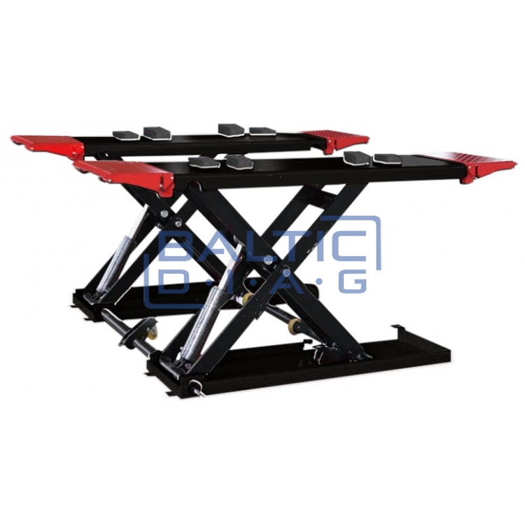Mobile mid-rise scissor lift for vehicles BD-S2