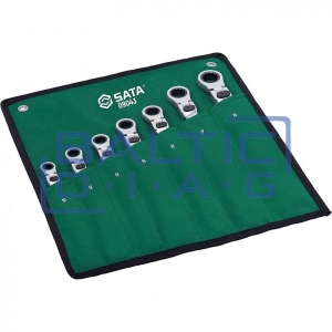 Set of keys locked with flexible ratchet 7pcs.