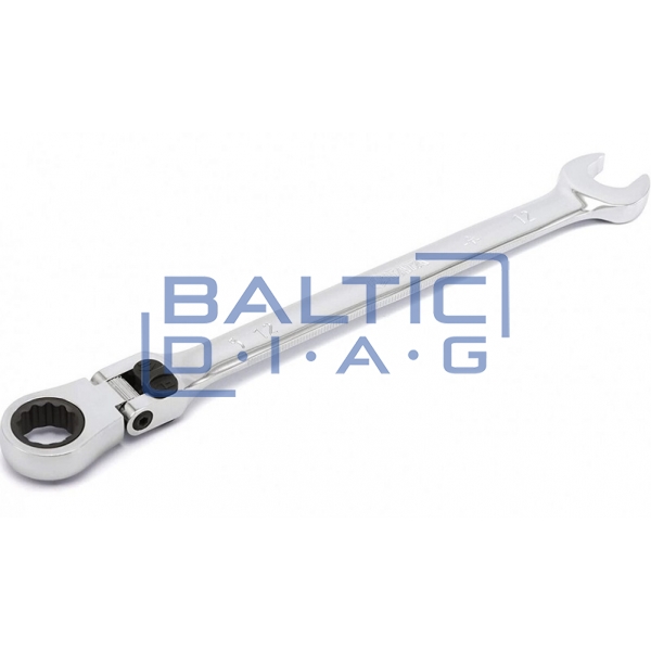 Set of keys locked with flexible ratchet 7pcs.