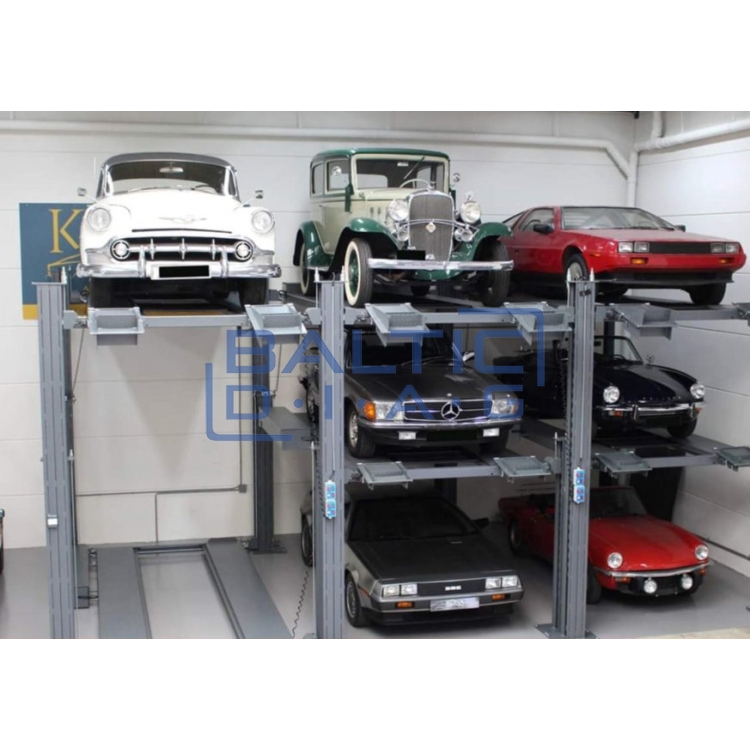 Three-seater parking lift INT-208-Triple