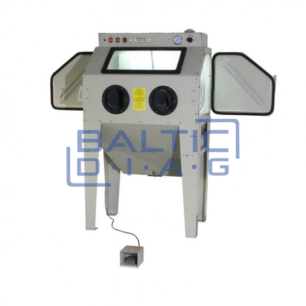 Sandblasting with side door 350L