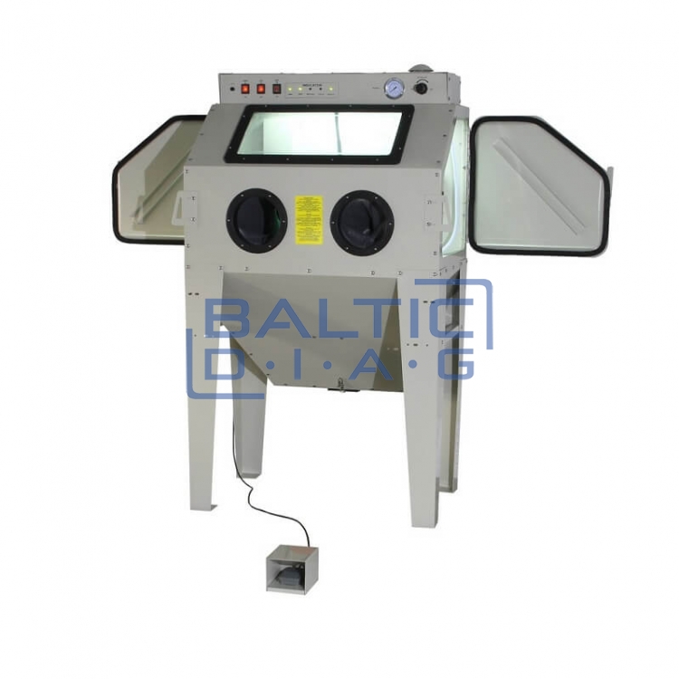 Sandblasting with side door 350L