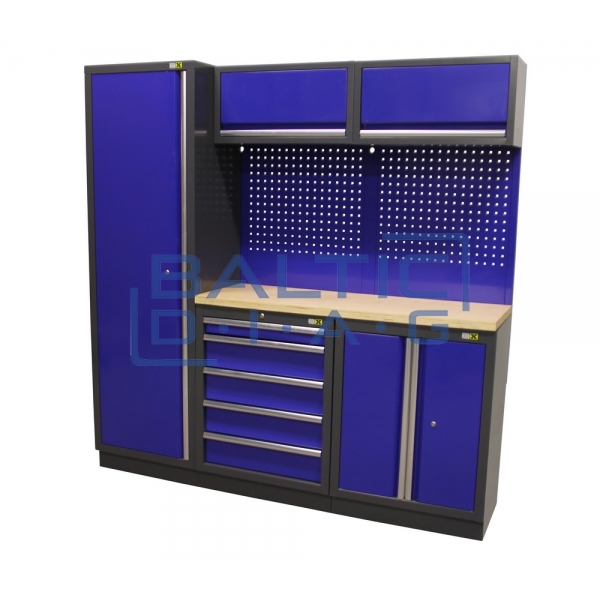 The set of workshop furniture is small