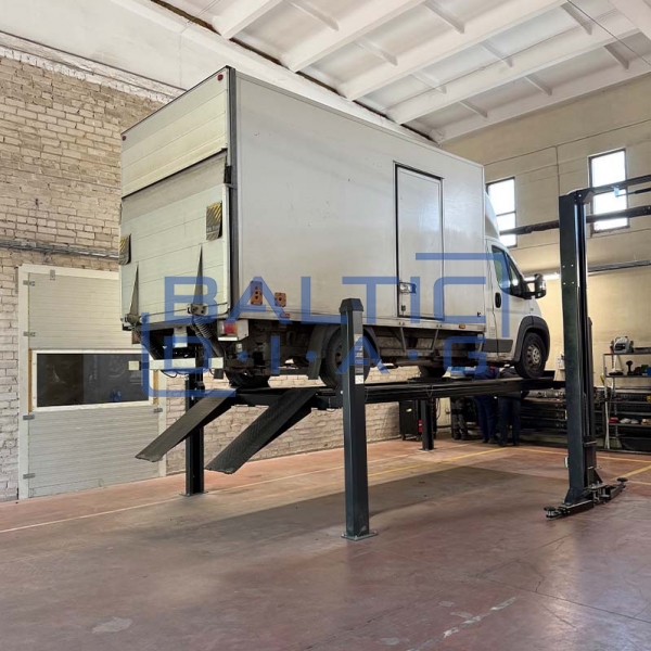 Four post lift wheel alignment ready 5 ton BD-5AL