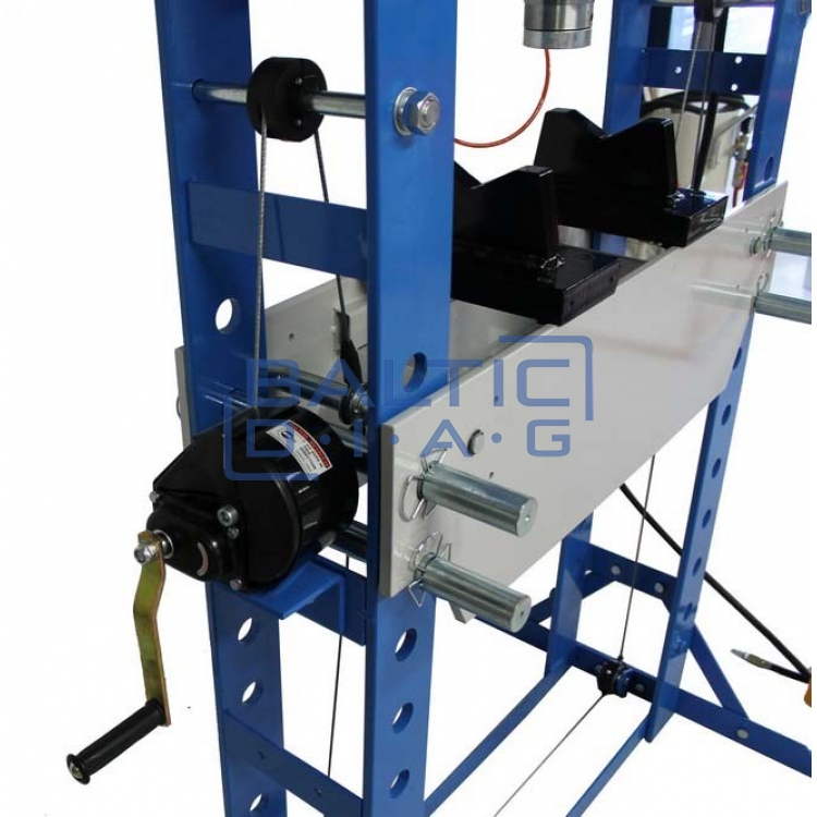 Shop press air hydraulic 75 ton