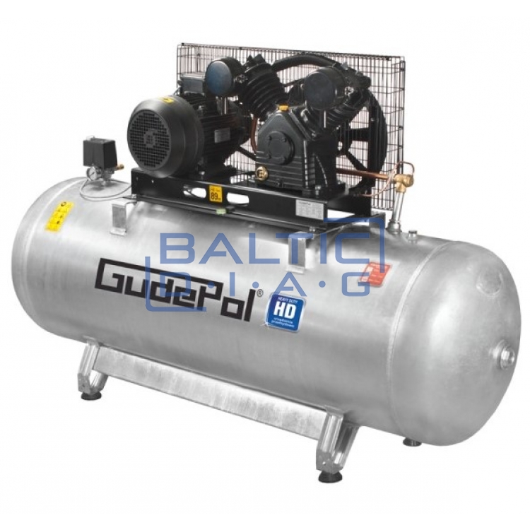 Stūmoklinis oro kompresorius Gudepol 500L 900 L/min 10 bar