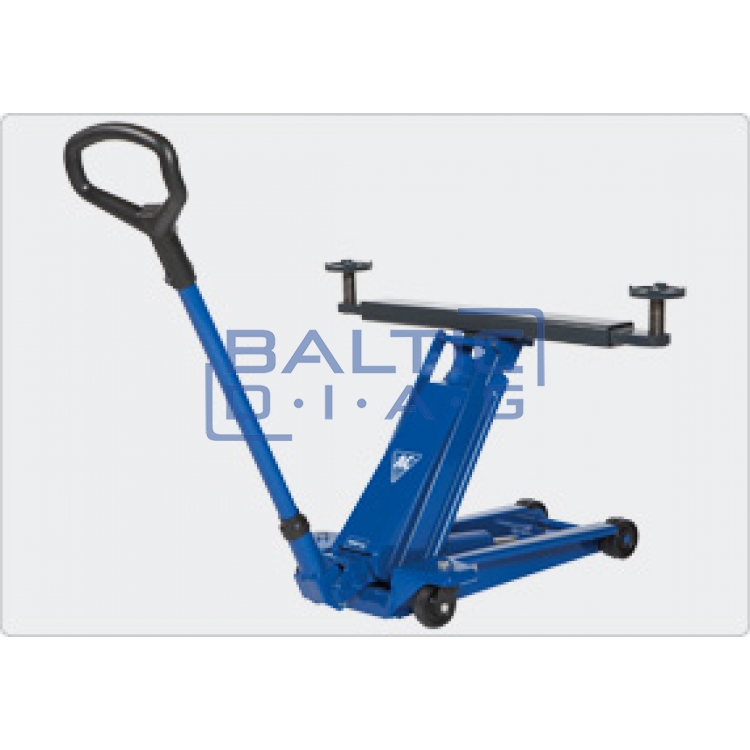 Hidraulinis domkratas su ratukais AC Hydraulic (2t) žemo profilio, 80 - 495 mm DK20Q
