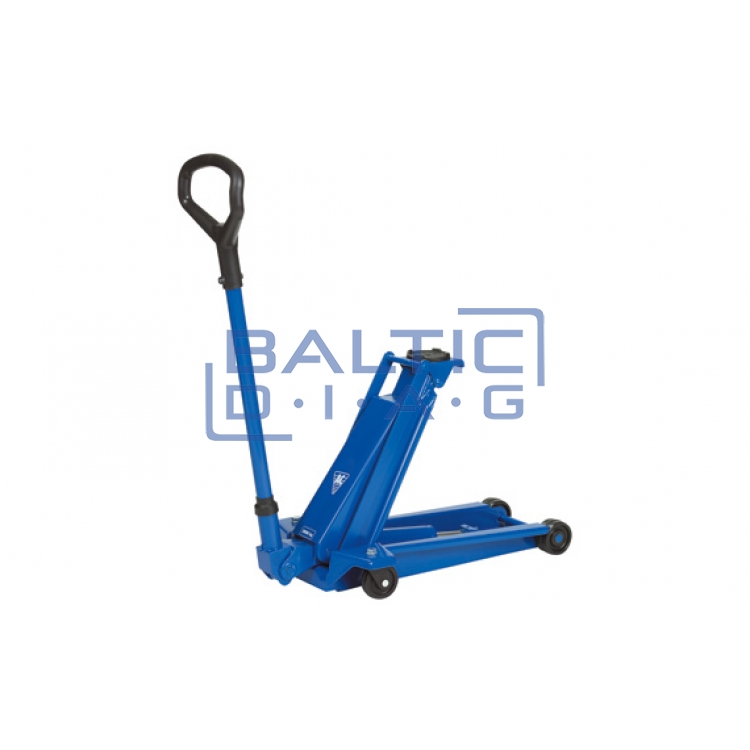 Hidraulinis domkratas su ratukais AC Hydraulic (2t) žemo profilio, 80 - 495 mm DK20Q