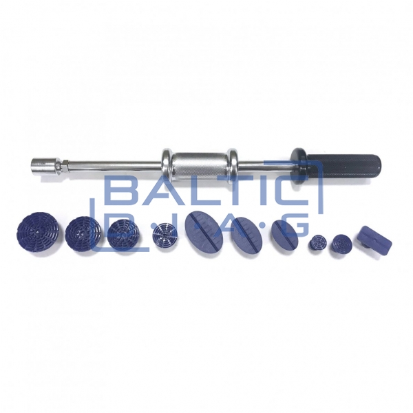 Reversing hammer with pads for removing body depressions