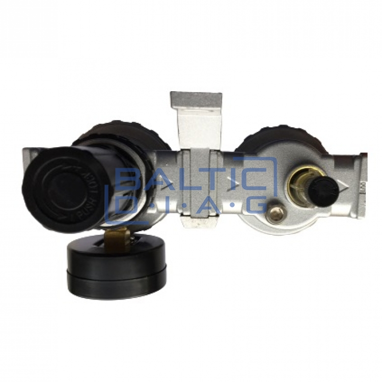 Oro srauto reguliatorius 1/2 su filtru ir tepaline